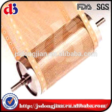 China factory direct sale high temp ptfe mesh belt with bull nose joint film edging